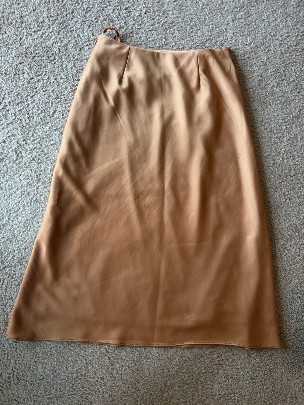 Gorgeous Copper Uniqlo Midi/Maxi Skirt